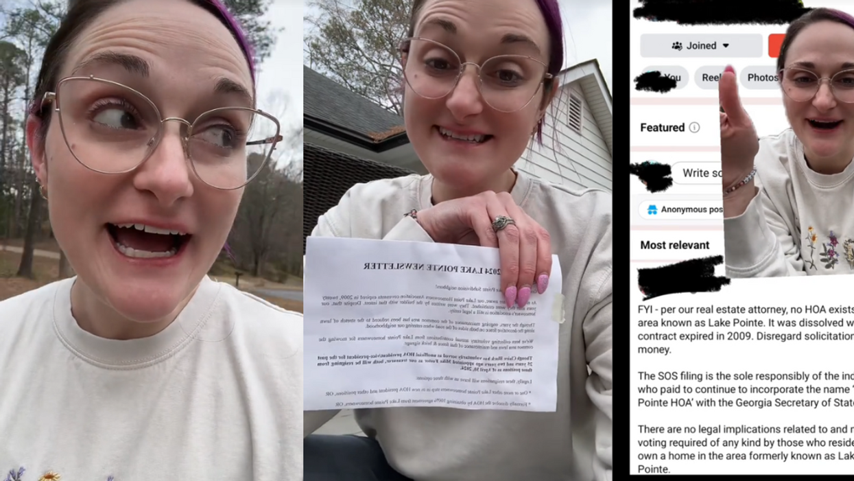 Screenshots from @notalisonthanks' TikTok video