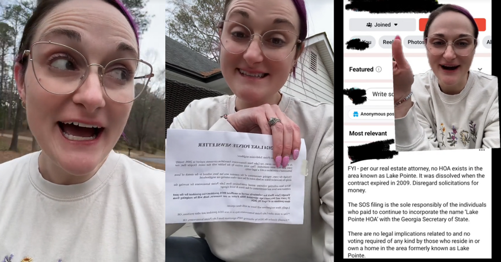 Screenshots from @notalisonthanks' TikTok video