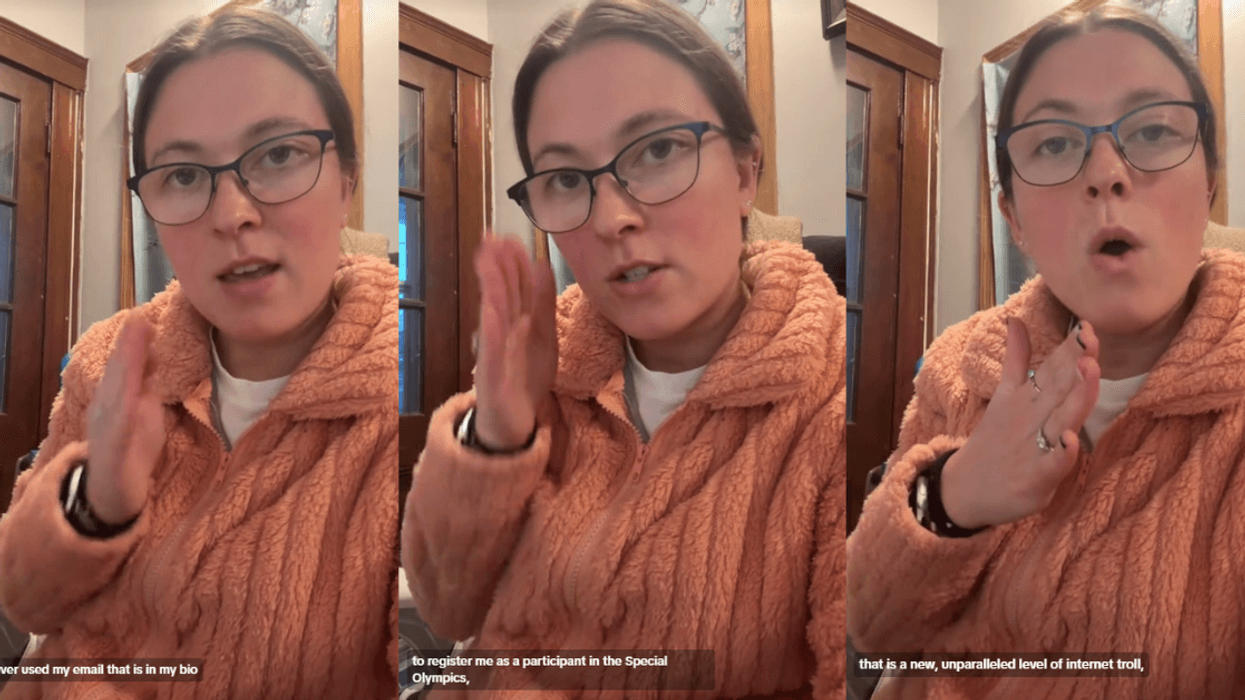 Screenshots from @poorandhungry's TikTok video