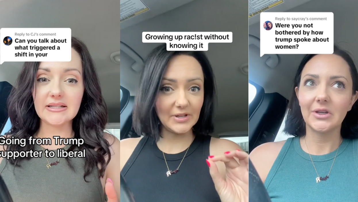 Screenshots from Rihanna Teixeira's TikToks