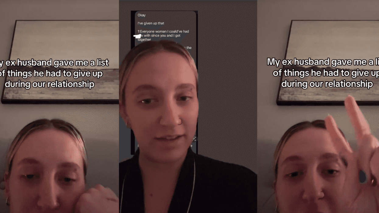 Screenshots from Riley Madison's TikTok