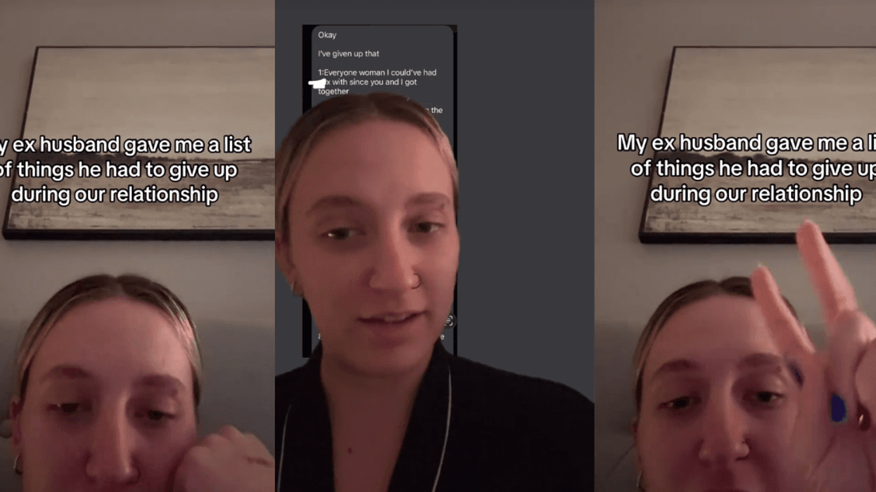 Screenshots from Riley Madison's TikTok