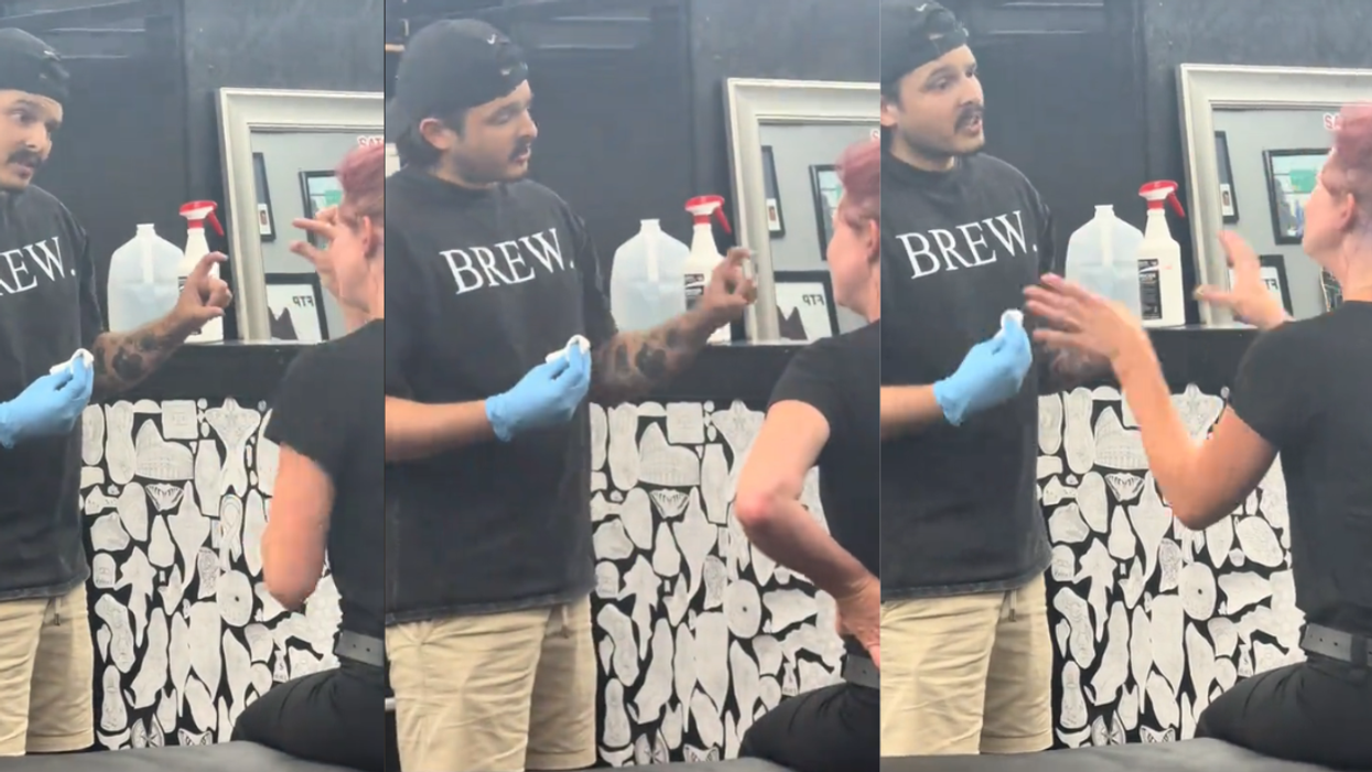 Screenshots from @sageofthe6tats's TikTok video