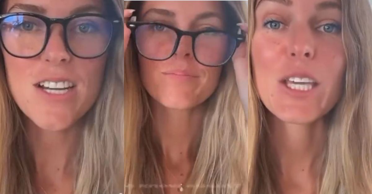 Screenshots from Samantha Lotus's Instagram video