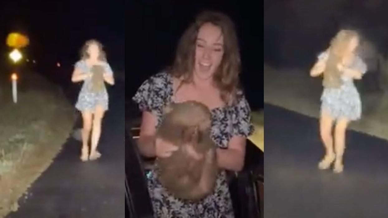 Screenshots from @samstrays_somewhere's Instagram video