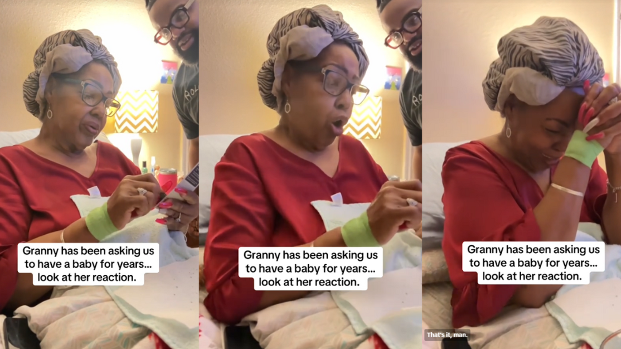 Screenshots from @sarahcelesteking's TikTok video