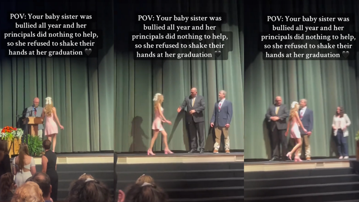 Screenshots from @sarahdhammond's TikTok video