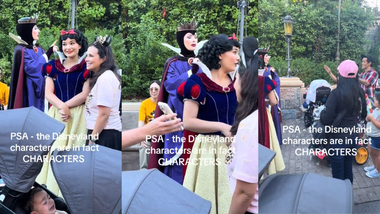 Screenshots from serenamoran's TikTok video