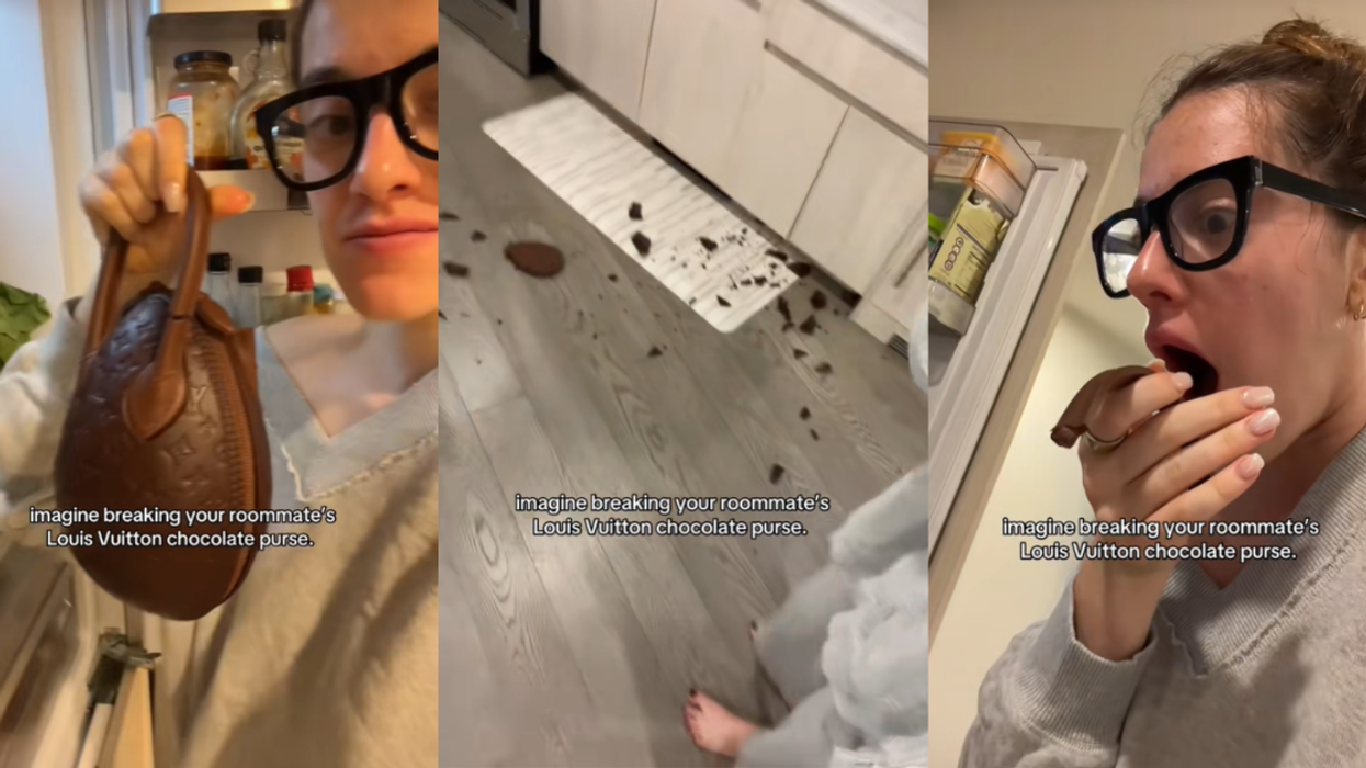 Screenshots from @tallertoddlers' TikTok video