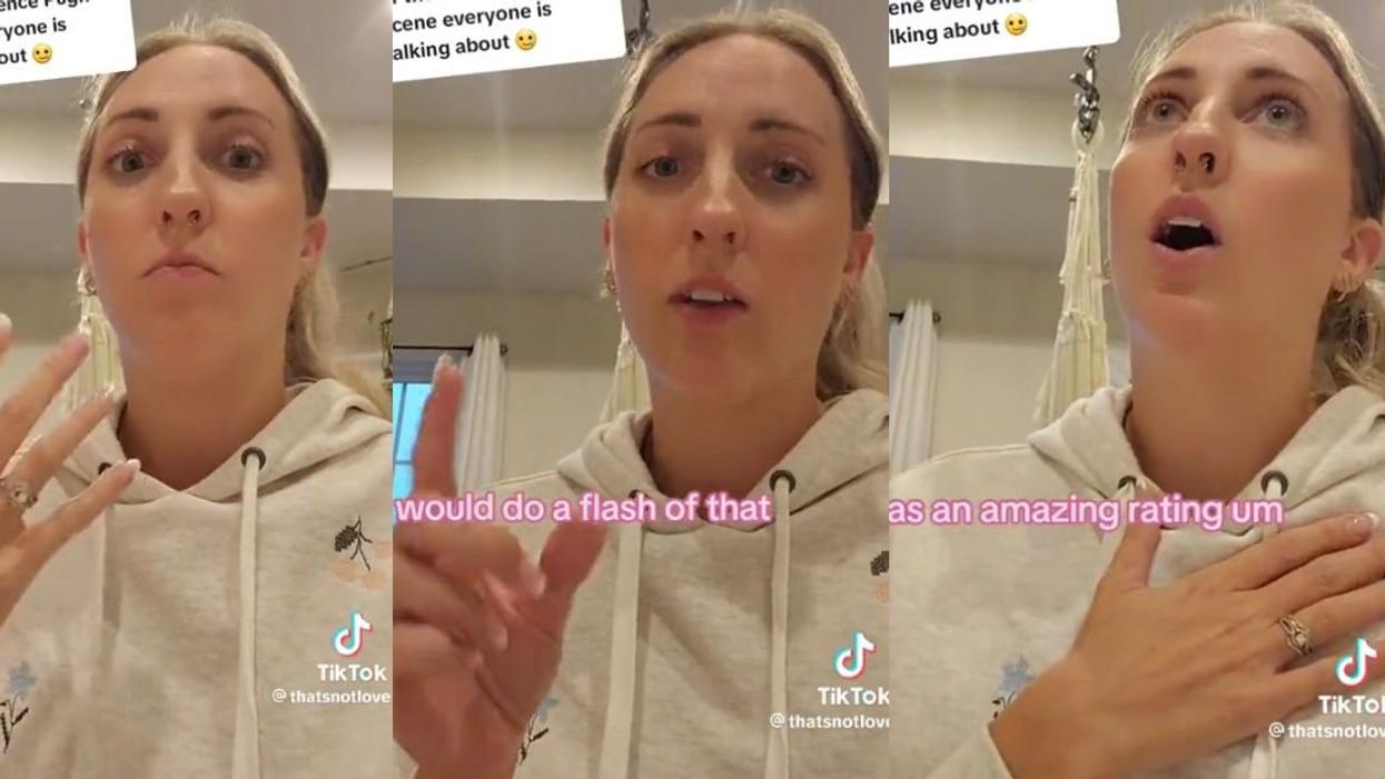 Screenshots from @thatsnotlove/TikTok's TikTok video