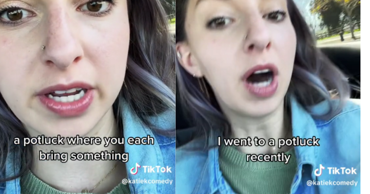 screenshots from the TikTok video