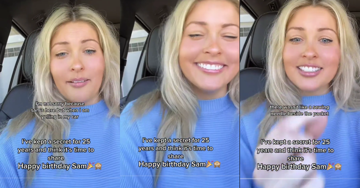 Screenshots from the TikTok video