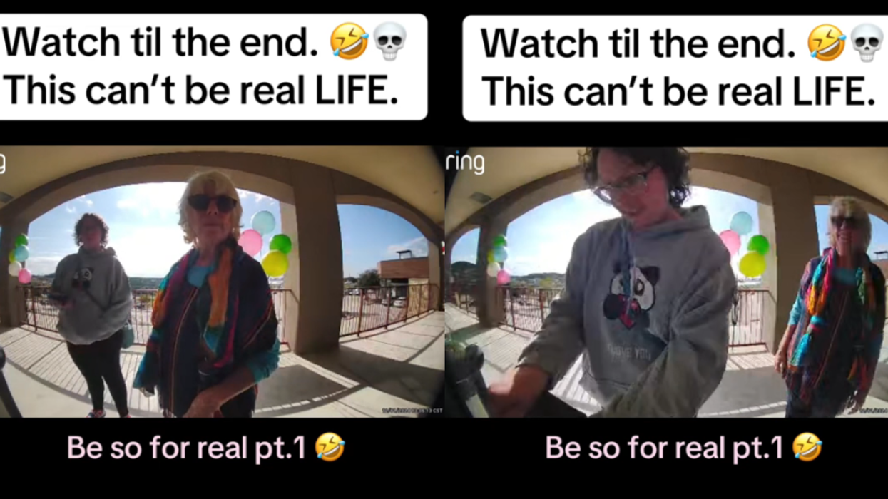 Screenshots from The Wild Navy Boutique's TikTok video