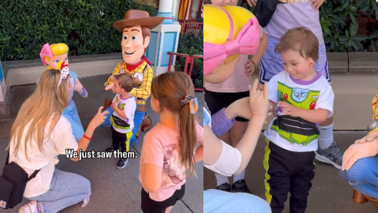 Screenshots from thelacouple's Instagram video