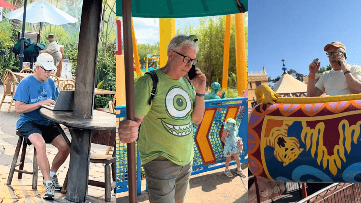 Screenshots from @themouselets' TikTok video