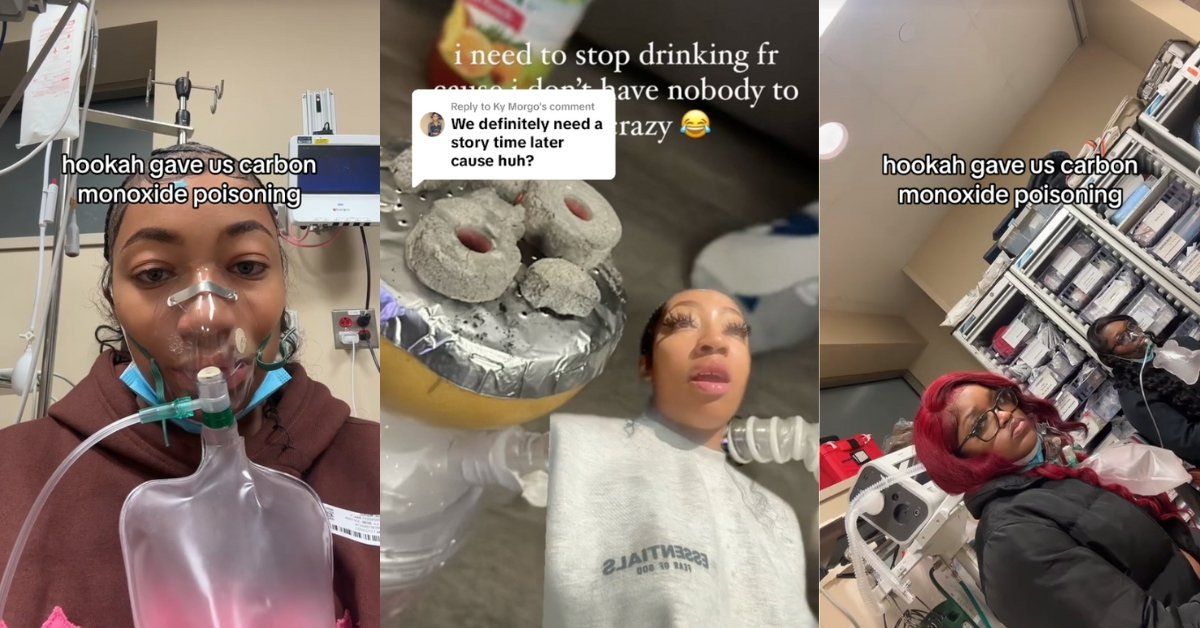 Screenshots from @THErealmarieerachelle's TikTok videos