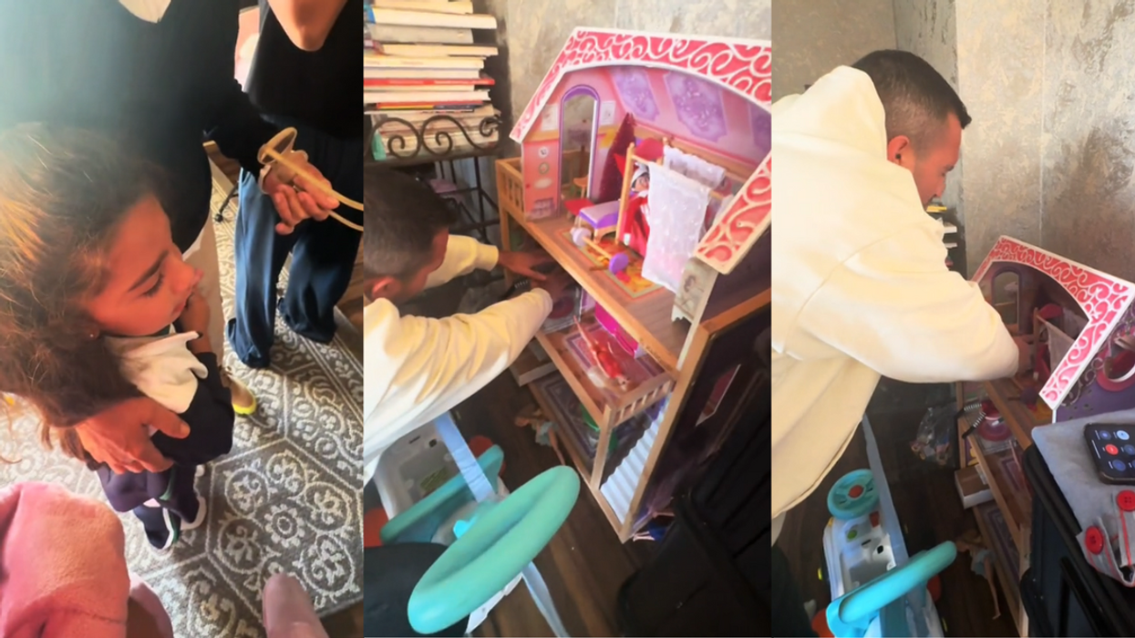 Screenshots from Tiffany Dawli's TikTok video