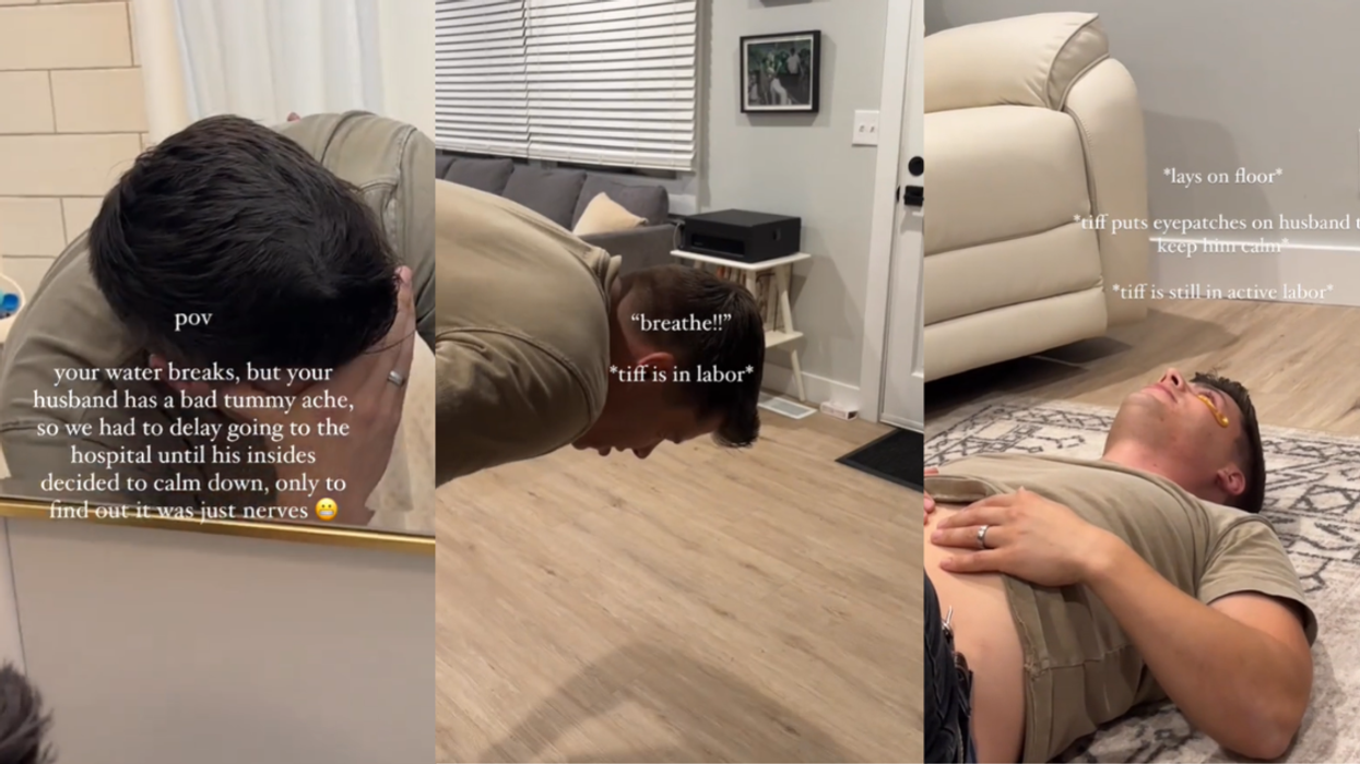 Screenshots from tiffypics' TikTok video