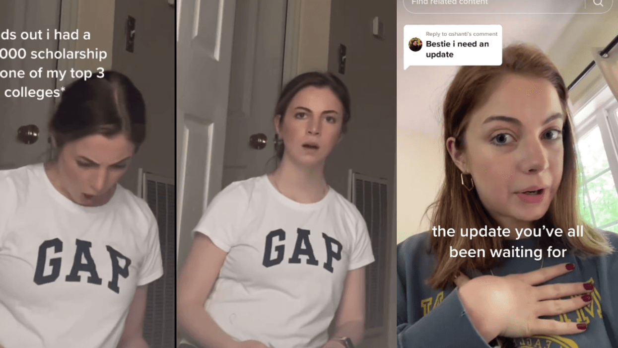 screenshots from TikTok videos