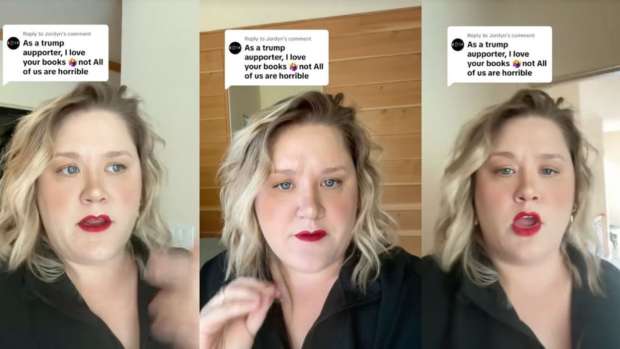 Screenshots from TikToker @emilyrathbooks' video