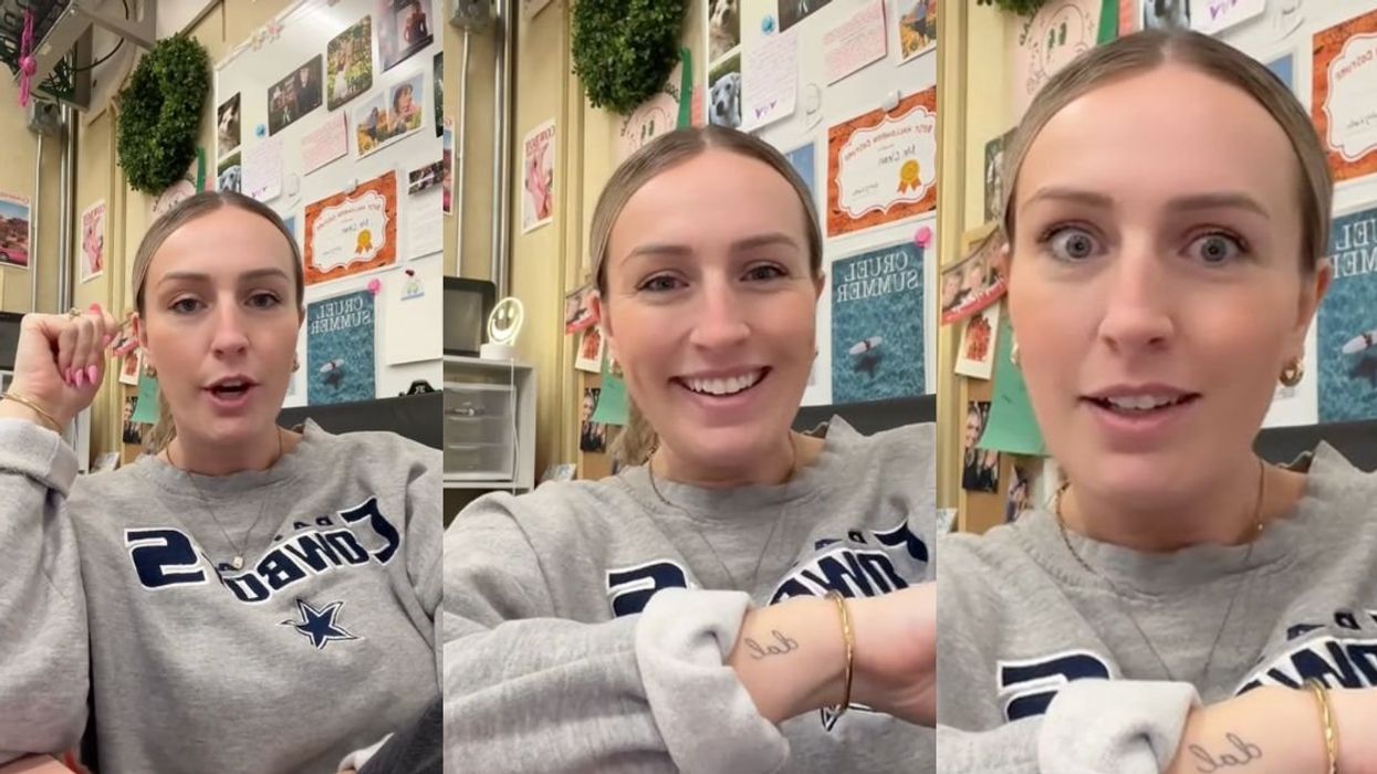 Screenshots from TikToker @stephlynncam's video