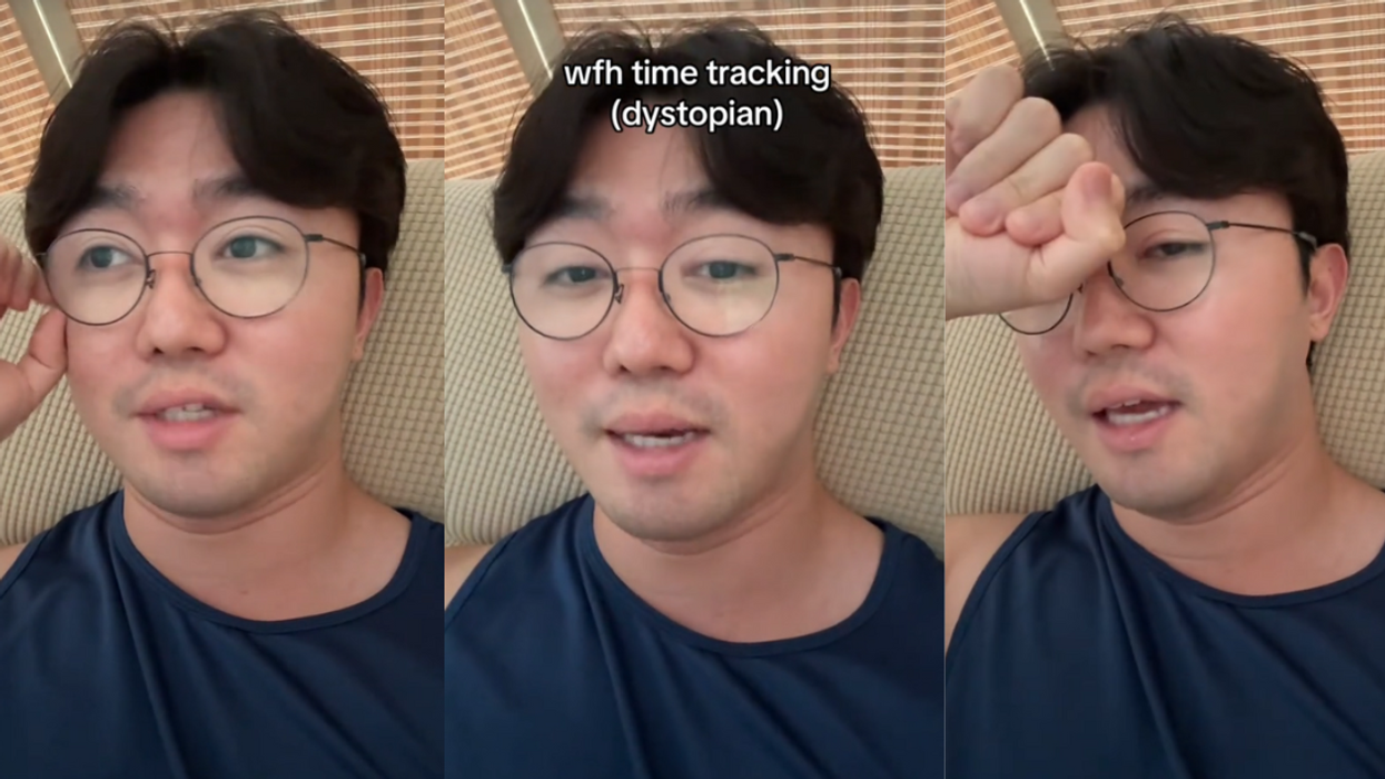 Screenshots from @timleesblee's TikTok video