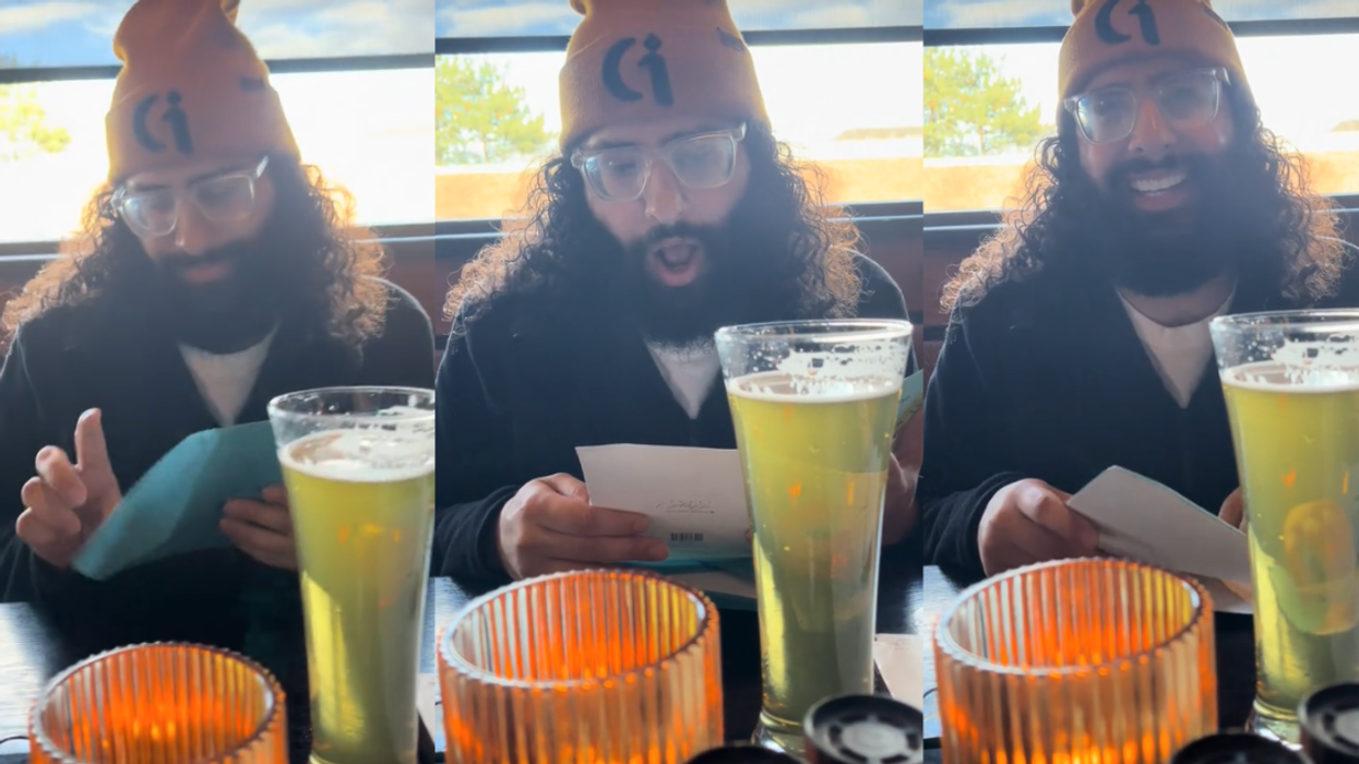 Screenshots from @tturner725's TikTok video