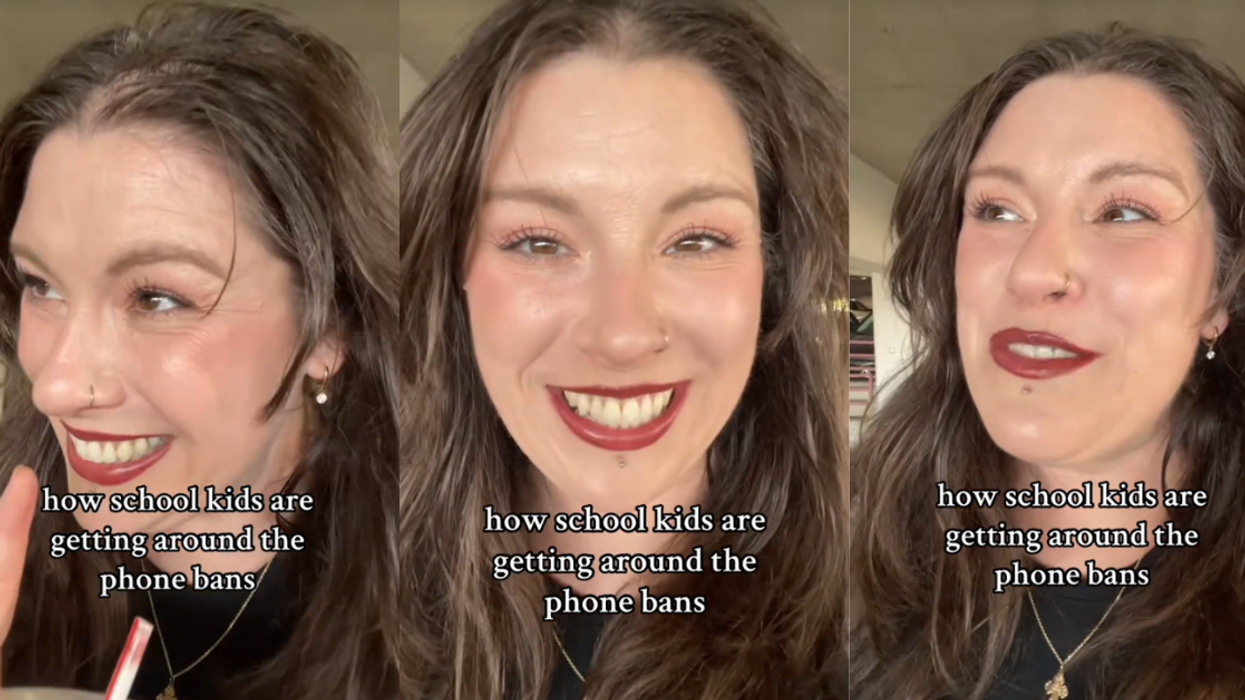 Screenshots from @valerieelizabet's TikTok video
