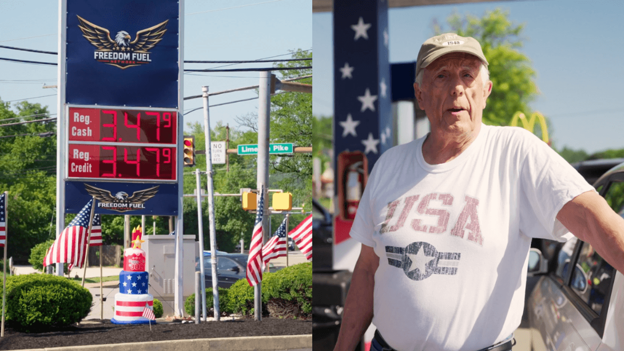 Screenshots from White House video promoting "Freedom Fuel"