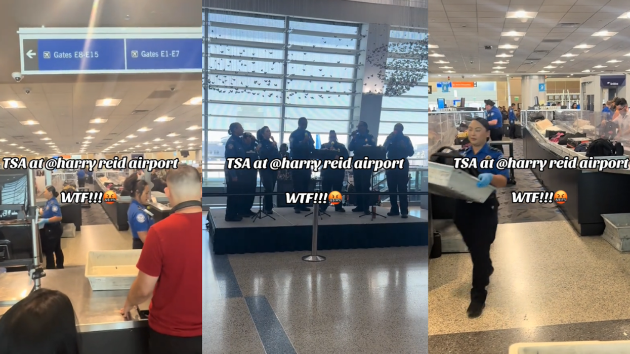 Screenshots from @yyw800's TikTok video