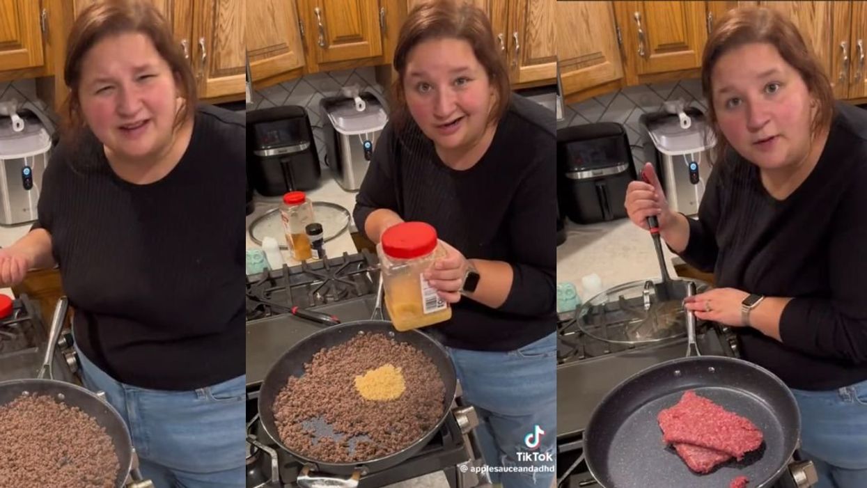 Screenshots of @applesauceanddadhd's TikTok video