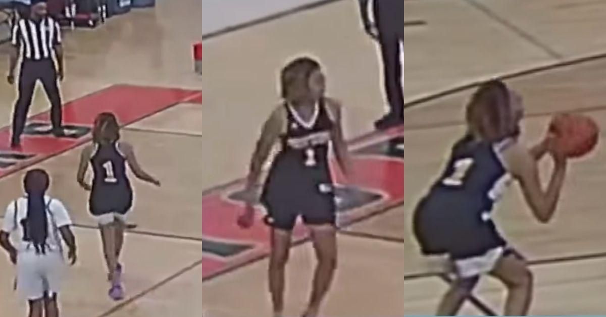 Screenshots of Arlisha Boykins playing JV basketball
