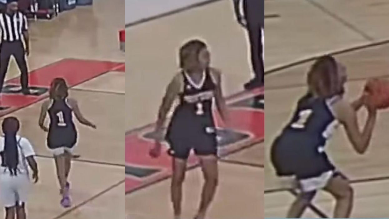 Screenshots of Arlisha Boykins playing JV basketball