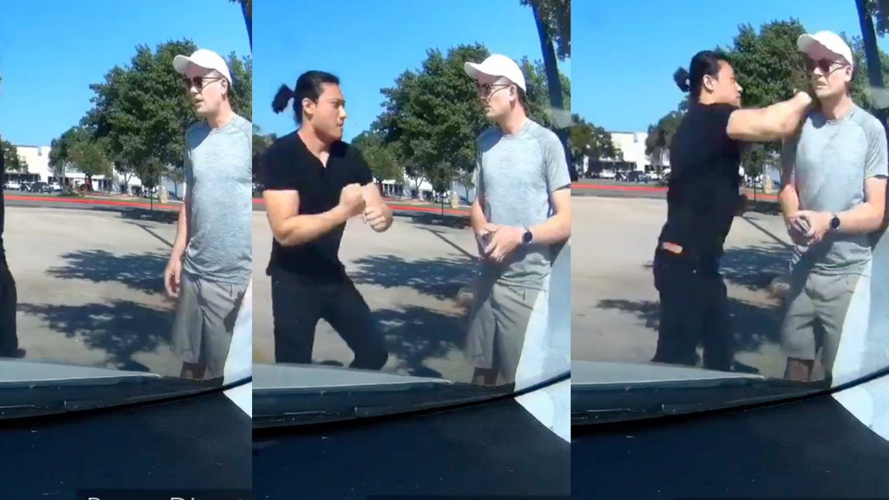 Screenshots of Avery Tomasco and attacker