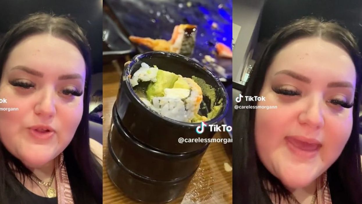 Screenshots of @carelessmorgann's video