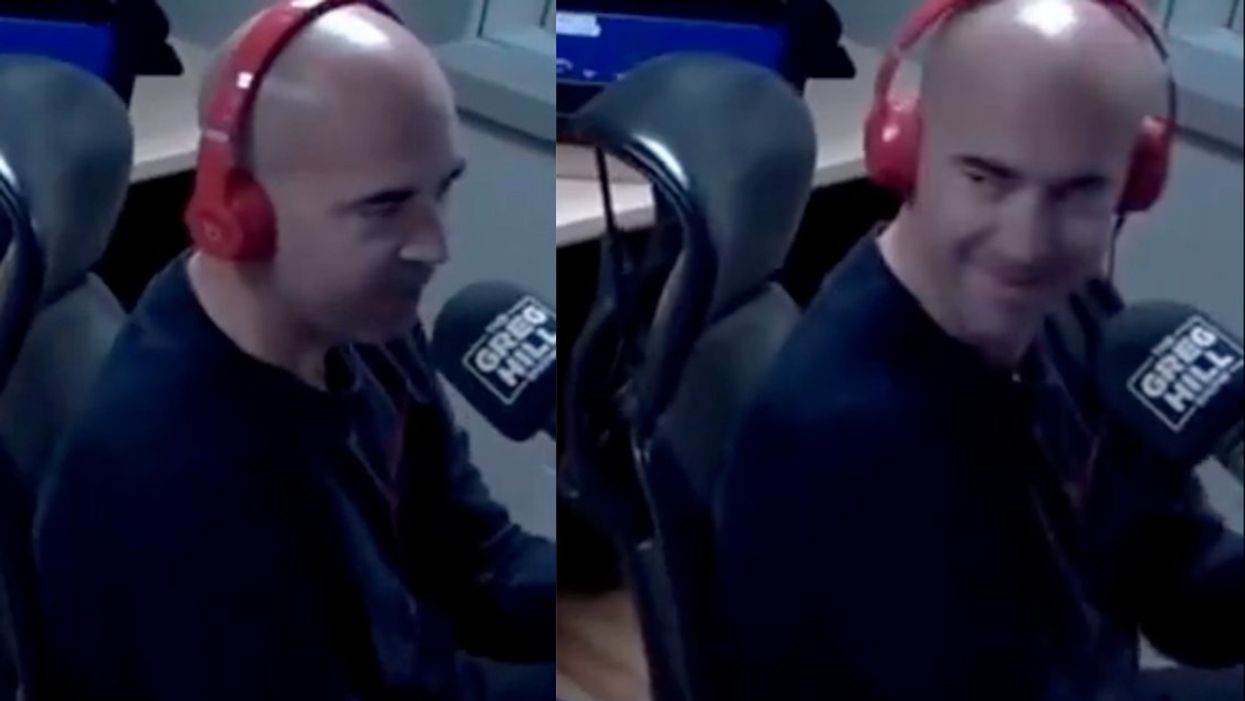 Screenshots of Chris Curtis from 'The Greg Hill Show'