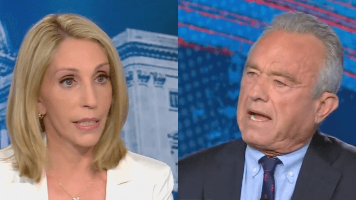 Screenshots of Dana Bash and Robert F. Kennedy Jr.