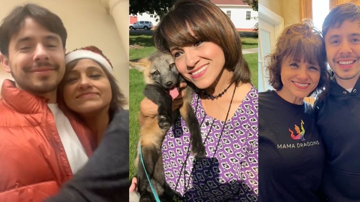 Screenshots of David Archuleta and his mom