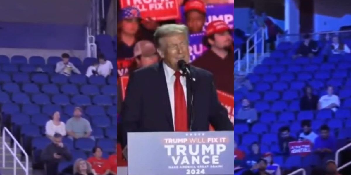 Trump Jump Cameraperson Fact-Checks Trump's Brag About Rally Crowd: VIDEO - Comic ...