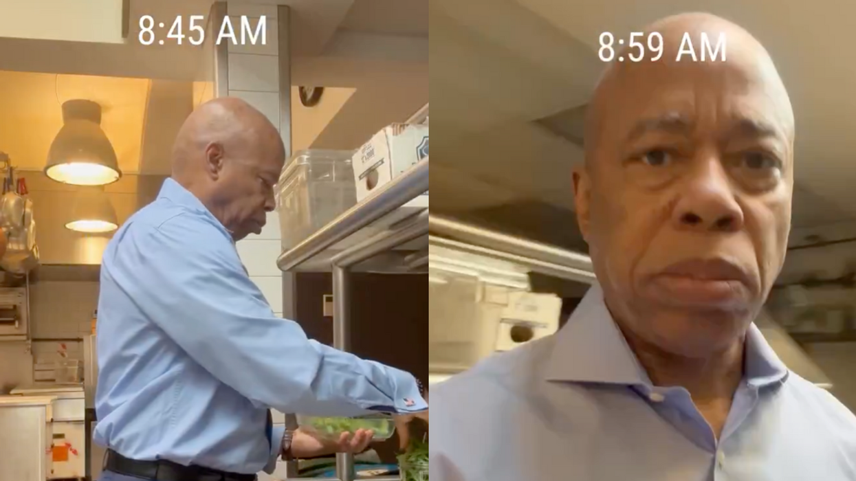 Screenshots of Eric Adams
