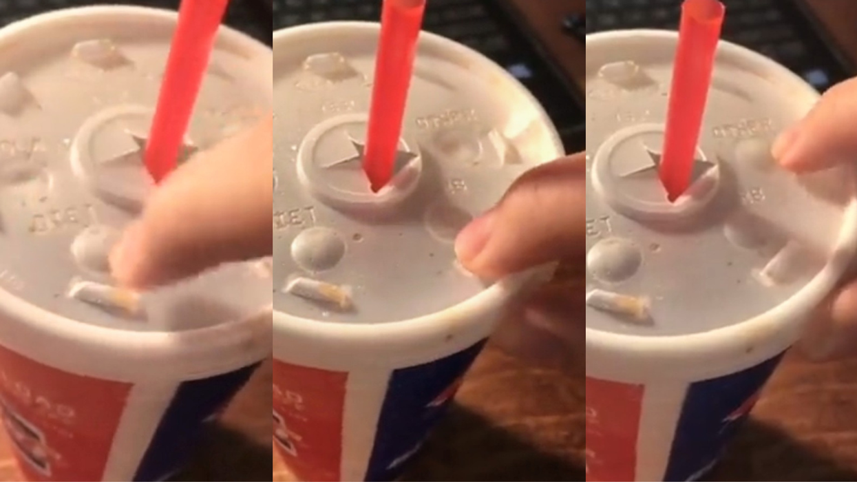 screenshots of fast food soda lid