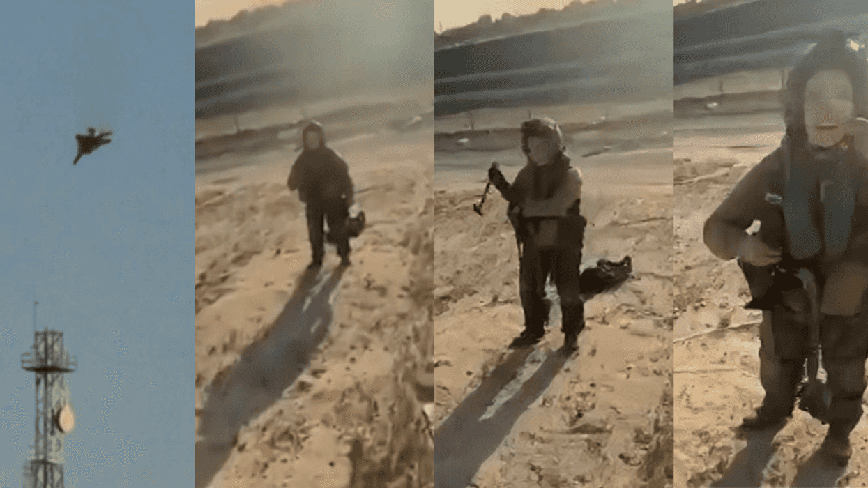 screenshots of friendly fire incident with US F-15 over Kuwait