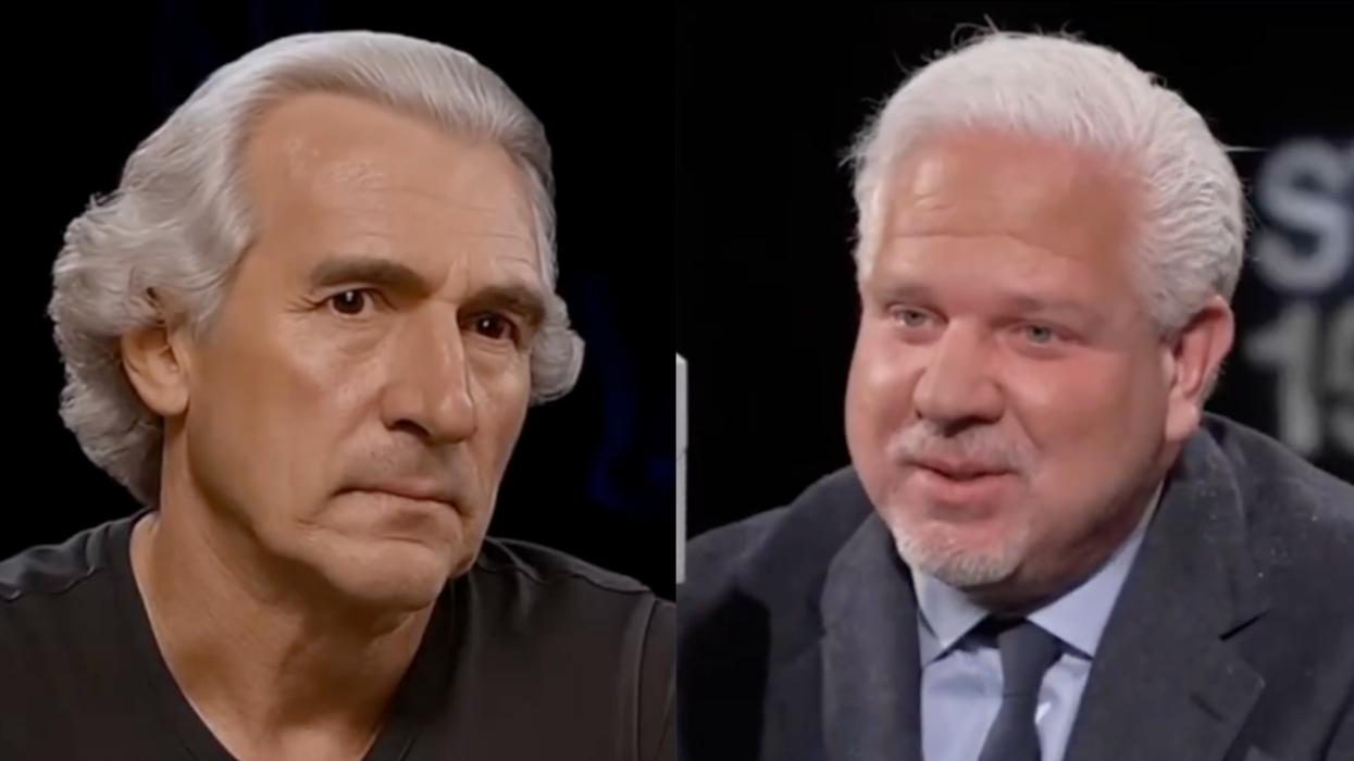 Screenshots of "George Washington" and Glenn Beck