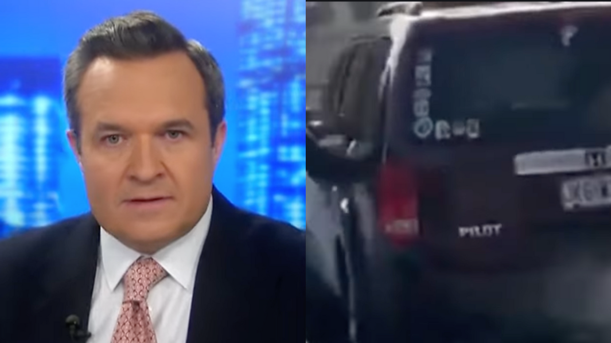 Screenshots of Greg Kelly and Renee Good's car