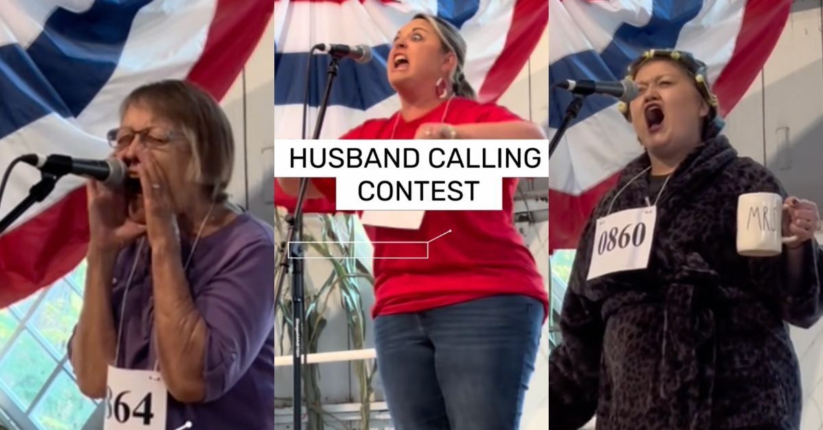 Screenshots of "Husband Calling Contest" contestants
