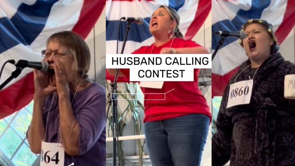 Screenshots of "Husband Calling Contest" contestants