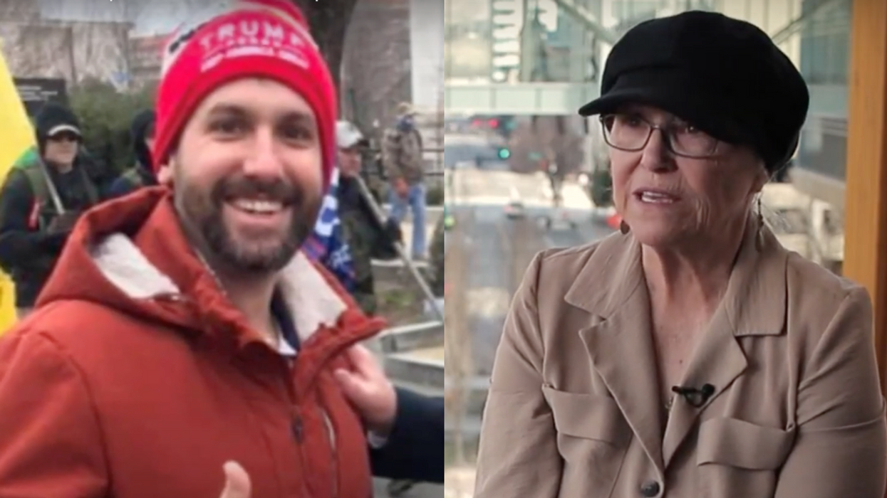 Screenshots of Jason Riddle and Pamela Hemphill