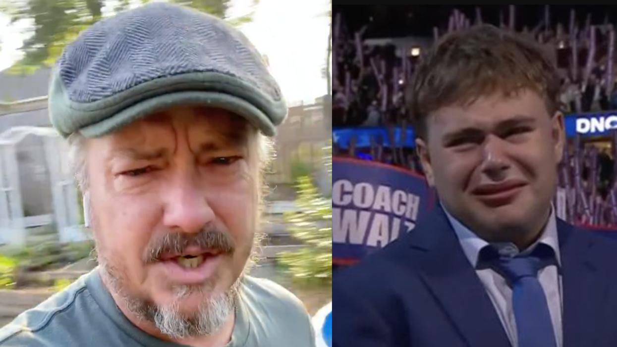 Screenshots of Jeremy London and Gus Walz