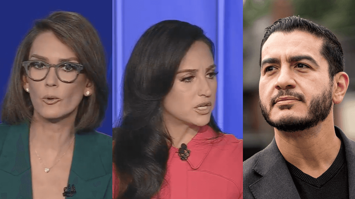 Screenshots of Jessica Tarlov and Emily Compagno; Abdul El-Sayed