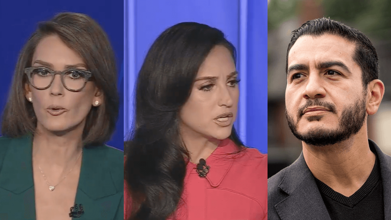 Screenshots of Jessica Tarlov and Emily Compagno; Abdul El-Sayed